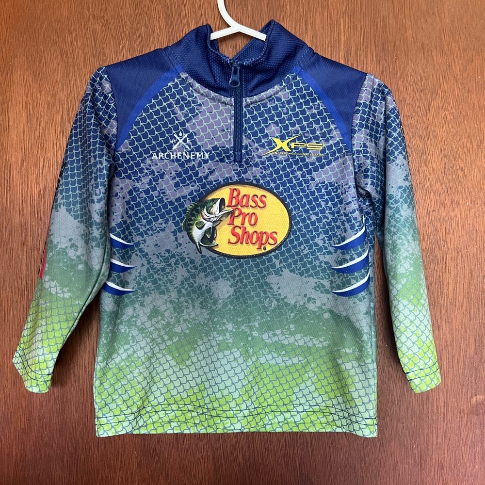 Arche Blue and Green Rashguard with Gradient Design